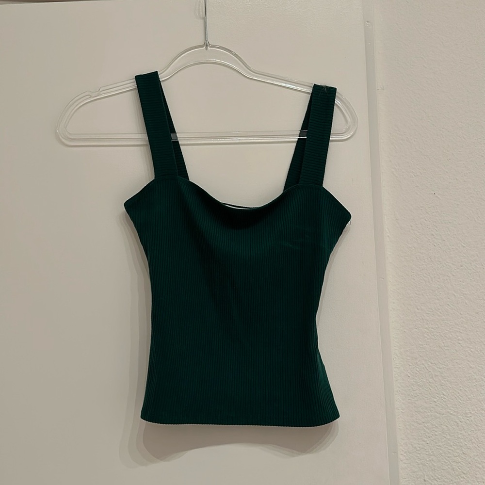 Green Knit Reformation Top